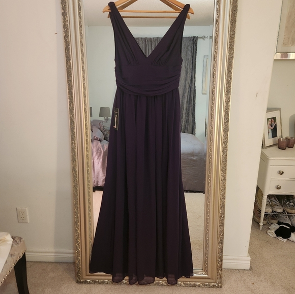 Ever Pretty Dresses & Skirts - Deep Purple Ever Pretty Sleeveless Layered Chiffon Maxi Dress